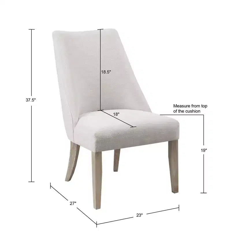 Set of 2 Winfield Dining Chairs Ivory - Martha Stewart