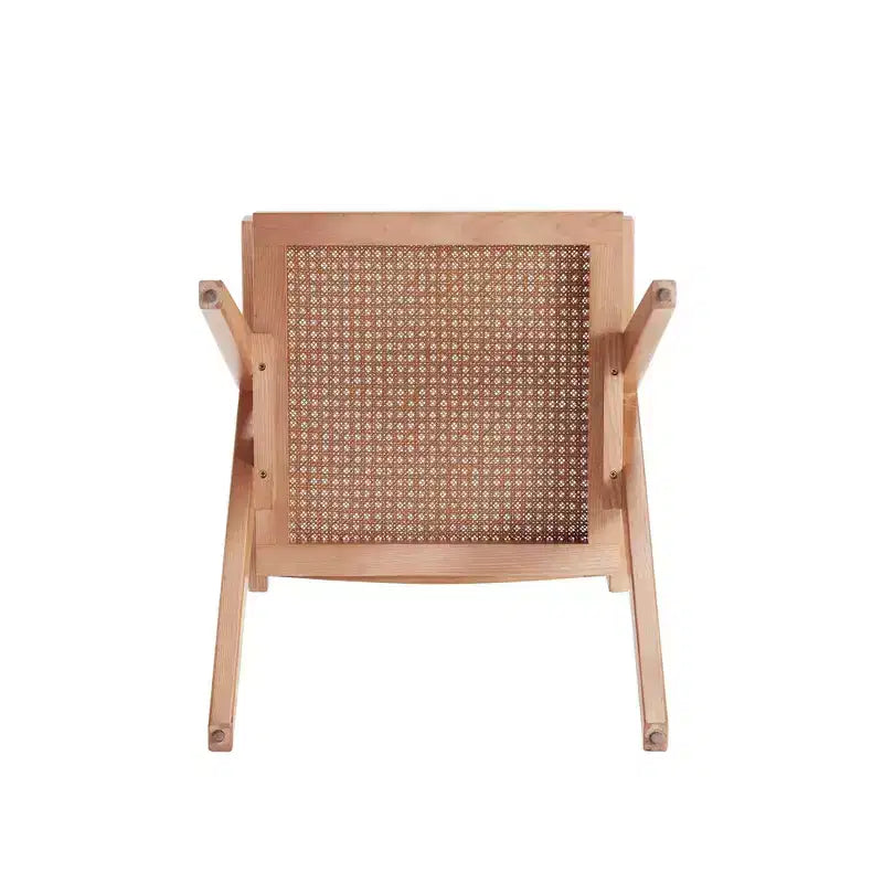 Hamlet Dining Arm Chair Natural - Manhattan Comfort: Ash Wood Frame, No Assembly, Matte Finish