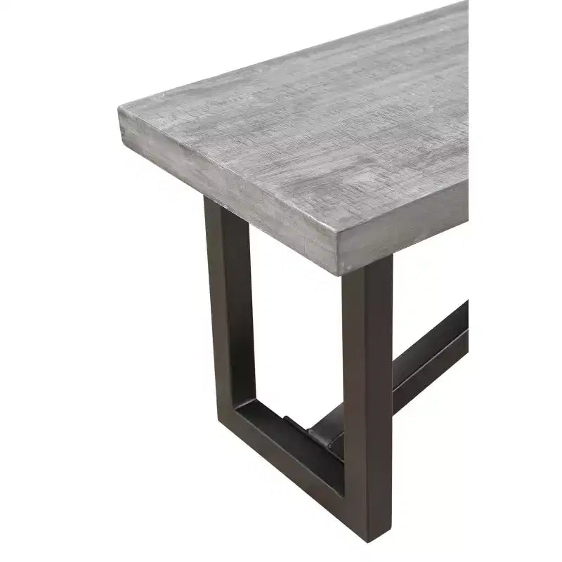 50" Raven Mango Wood Dining Bench Brown - Timbergirl