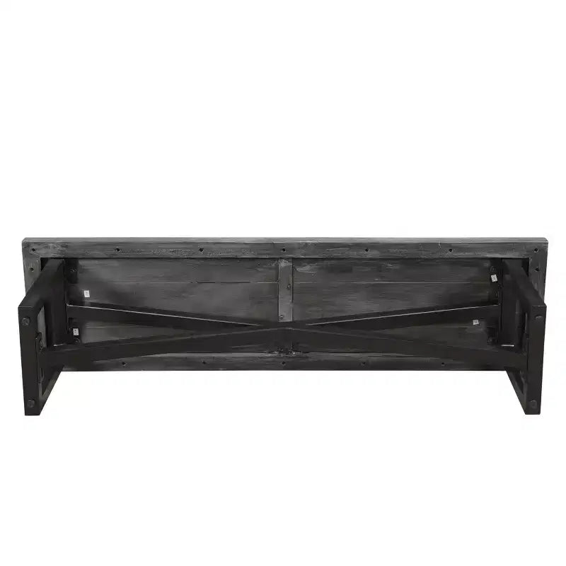 50" Raven Mango Wood Dining Bench Brown - Timbergirl