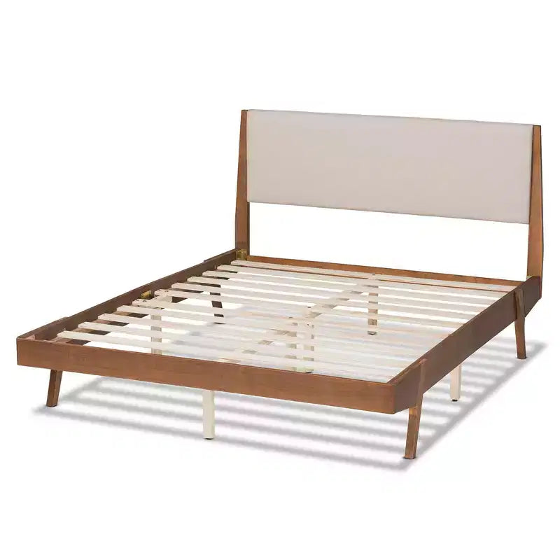 Senna Wood Platform Bed - Baxton Studio