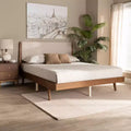 Senna Wood Platform Bed - Baxton Studio