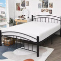 Costway Full\Twin\Queen\King Size 8'' Foam Mattress Jacquard Medium Firm Bed-in-a-Box Bed Room W/Removable Cover