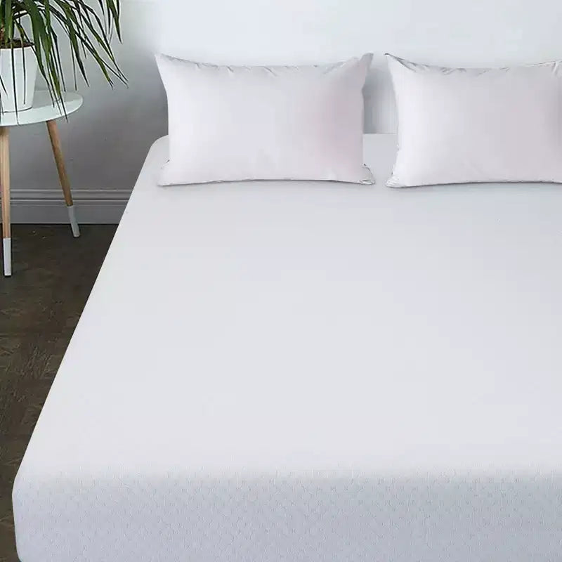 Costway Full\Twin\Queen\King Size 8'' Foam Mattress Jacquard Medium Firm Bed-in-a-Box Bed Room W/Removable Cover