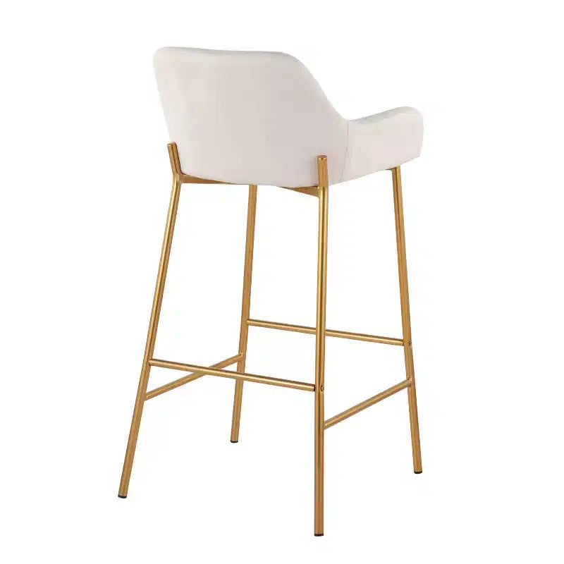 Set of 2 Daniella Metal Polyester Barstool - LumiSource