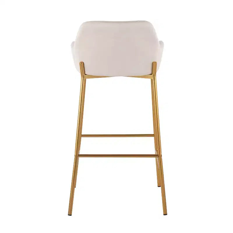 Set of 2 Daniella Metal Polyester Barstool - LumiSource