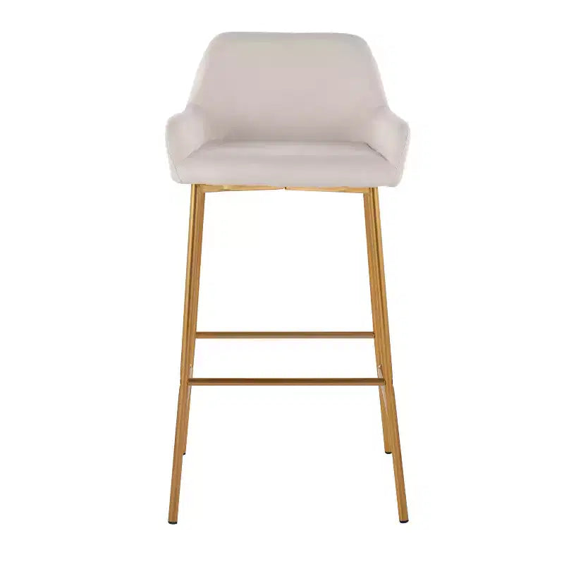 Set of 2 Daniella Metal Polyester Barstool - LumiSource