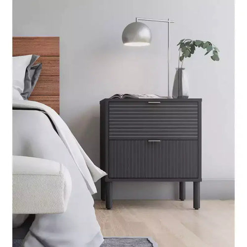 Merk 2 Drawer Nightstand - Sango
