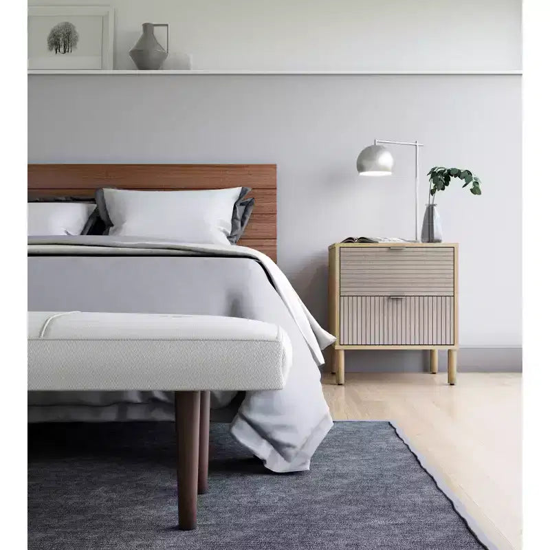 Merk 2 Drawer Nightstand - Sango