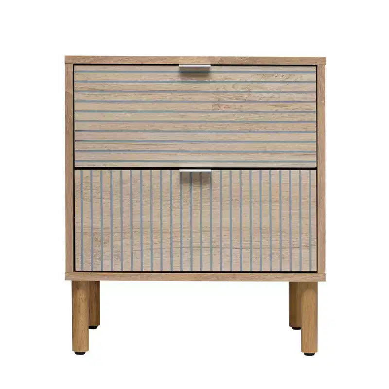 Merk 2 Drawer Nightstand - Sango