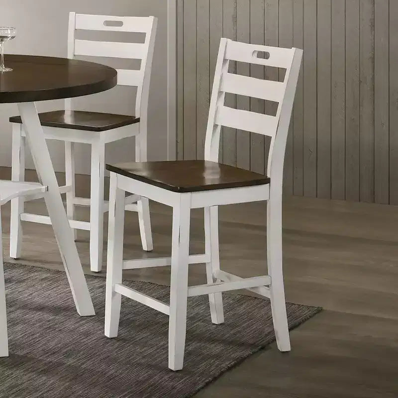 2pk Danforthe Ladder Back Counter Height Chairs - HOMES: Inside + Out