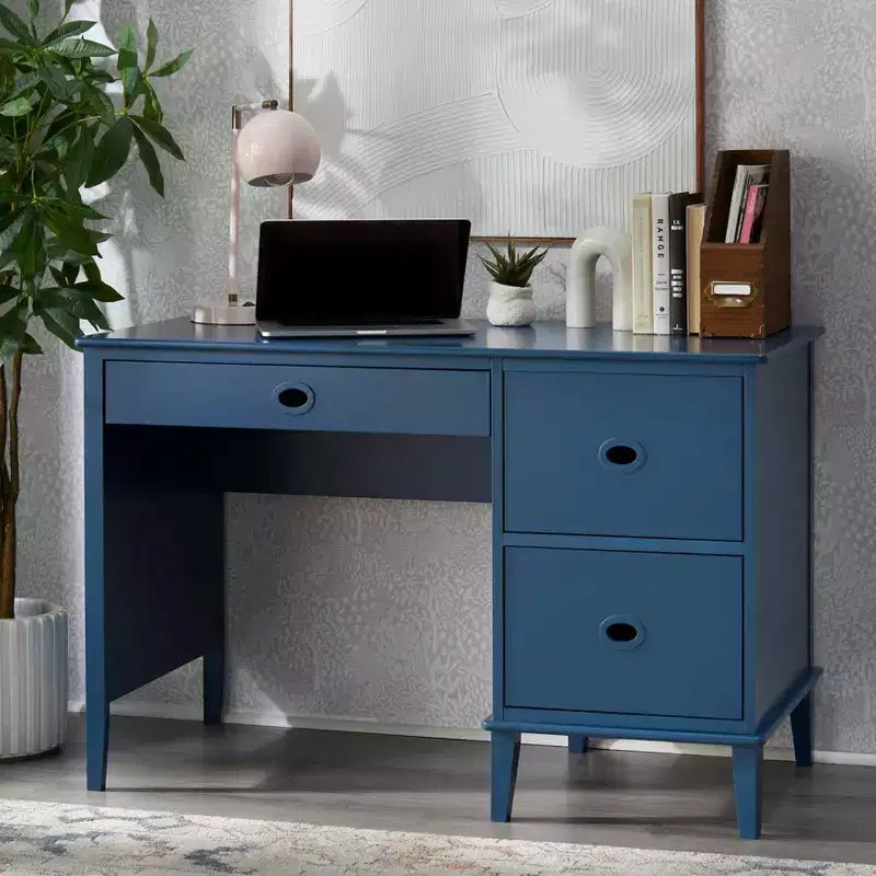 Buylateral Jamie 3 Drawers Student Writing Desk
