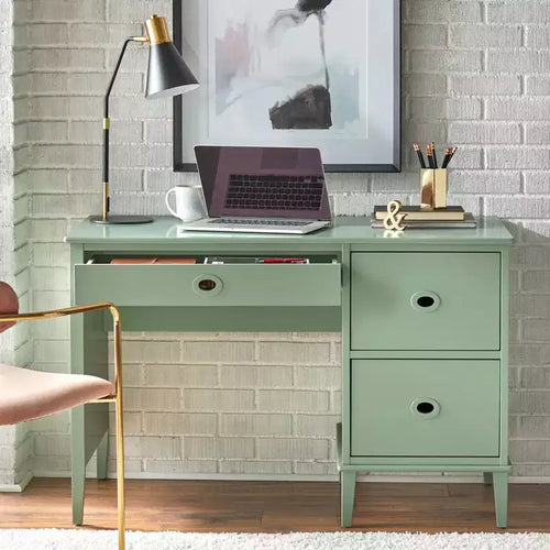 Buylateral Jamie 3 Drawers Student Writing Desk