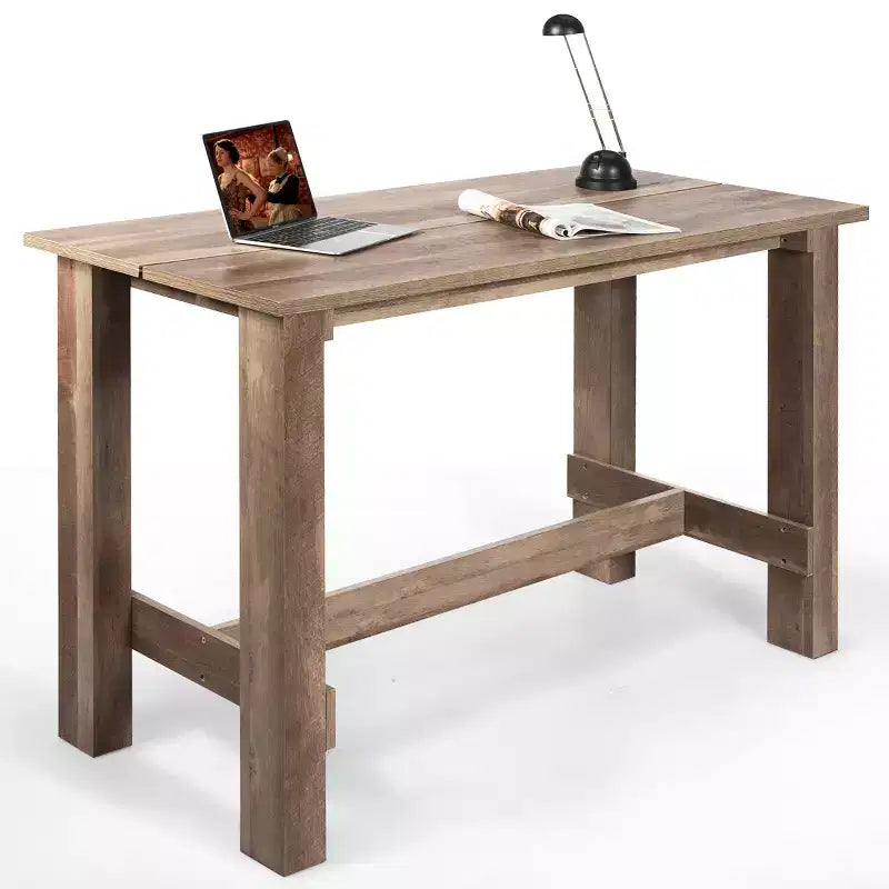 Costway Dining Table Counter Height Rectangular Kitchen Living Room