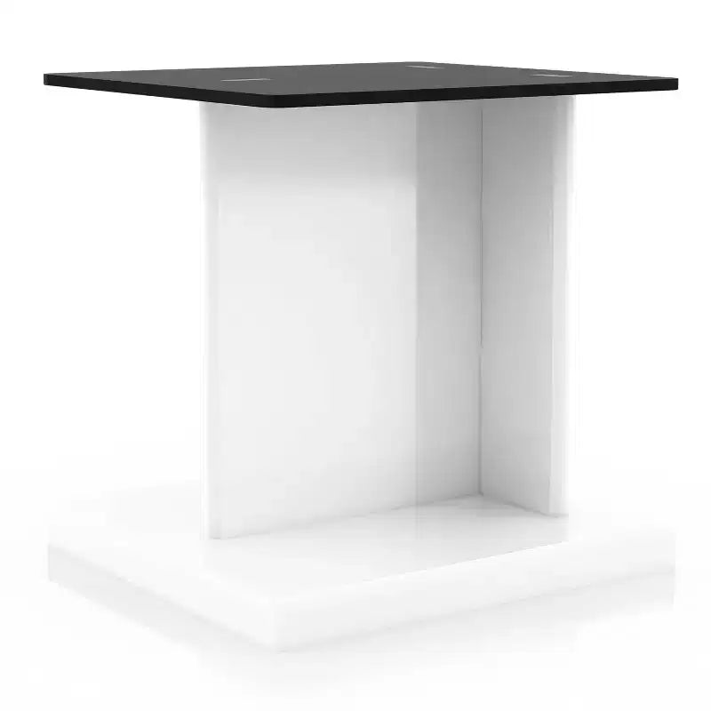 Montreaux Tempered Glass Top End Table - miBasics