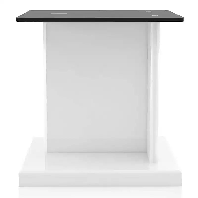 Montreaux Tempered Glass Top End Table - miBasics