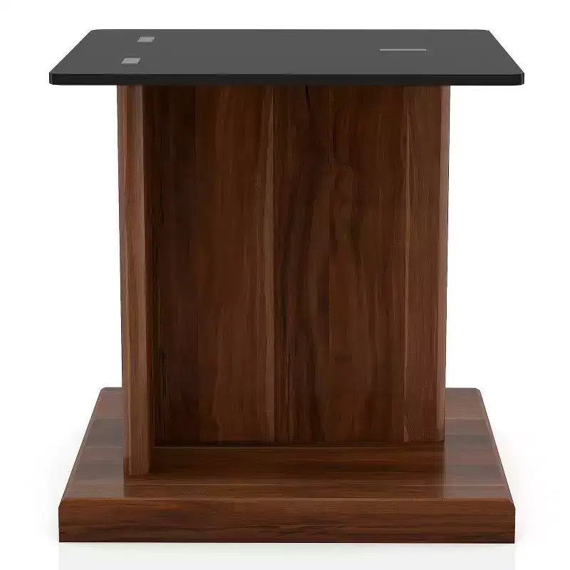 Montreaux Tempered Glass Top End Table - miBasics