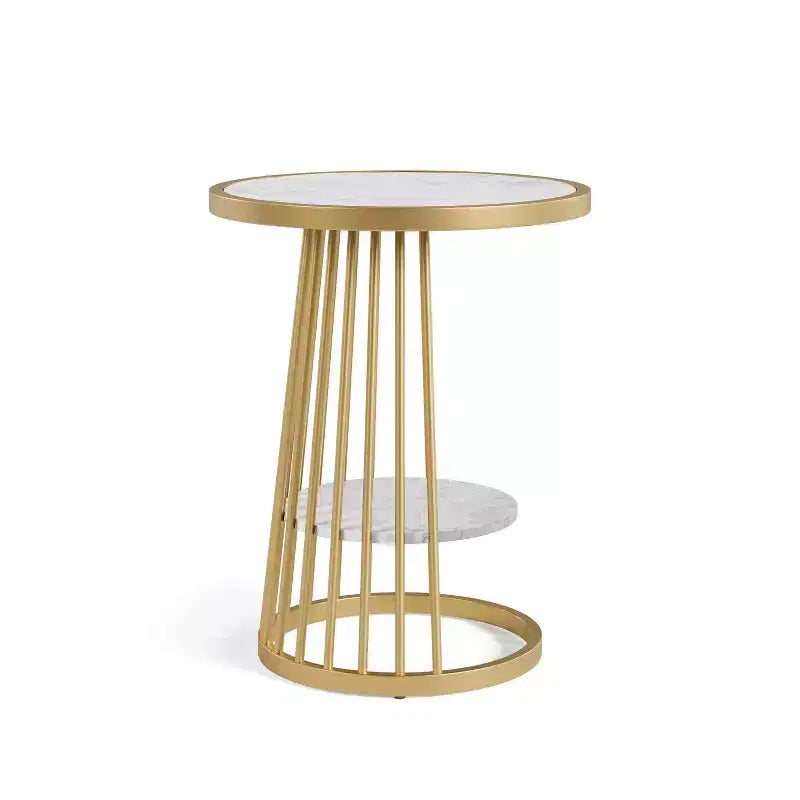 24/7 Shop At Home Tinful Modern Round Side Table