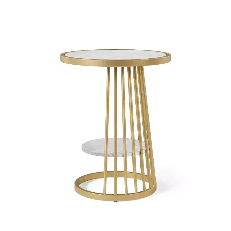 24/7 Shop At Home Tinful Modern Round Side Table