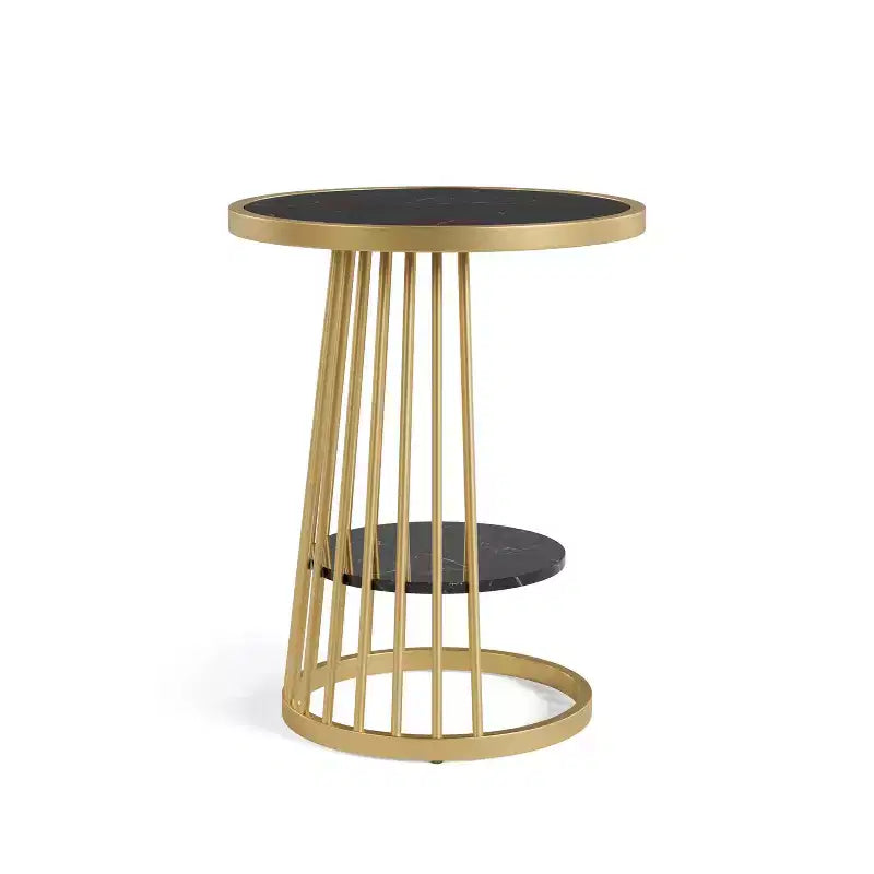 24/7 Shop At Home Tinful Modern Round Side Table