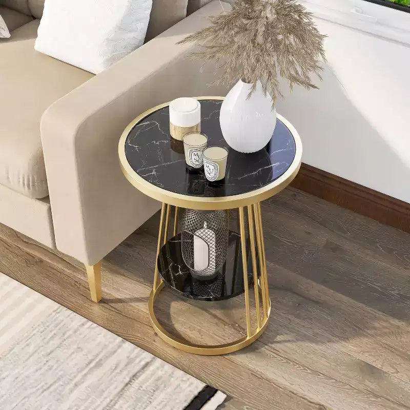 24/7 Shop At Home Tinful Modern Round Side Table