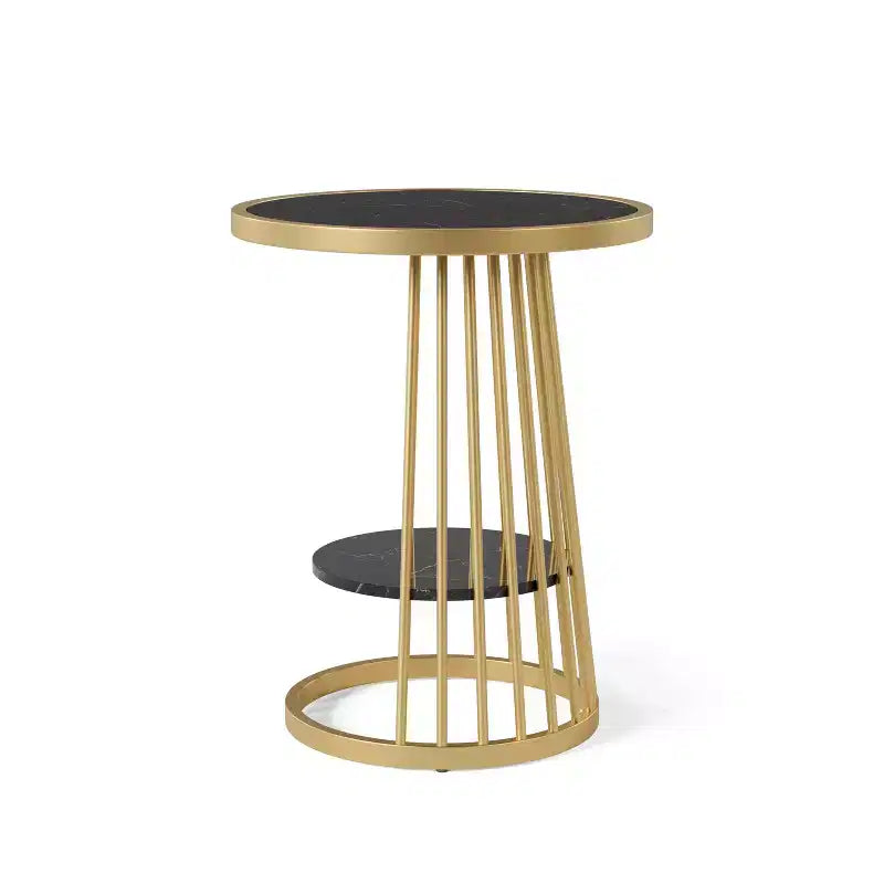 24/7 Shop At Home Tinful Modern Round Side Table