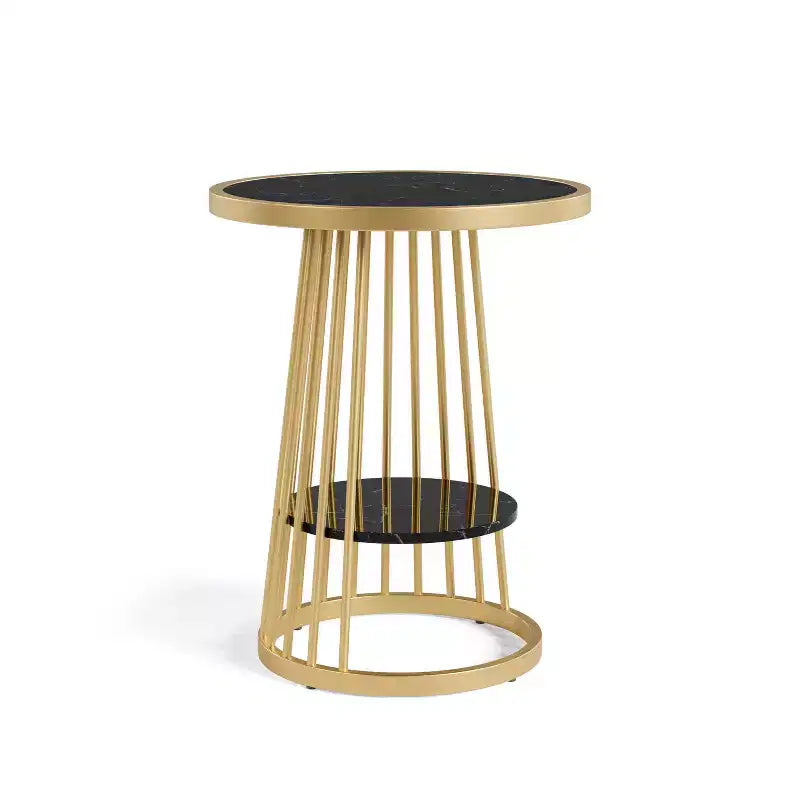 24/7 Shop At Home Tinful Modern Round Side Table