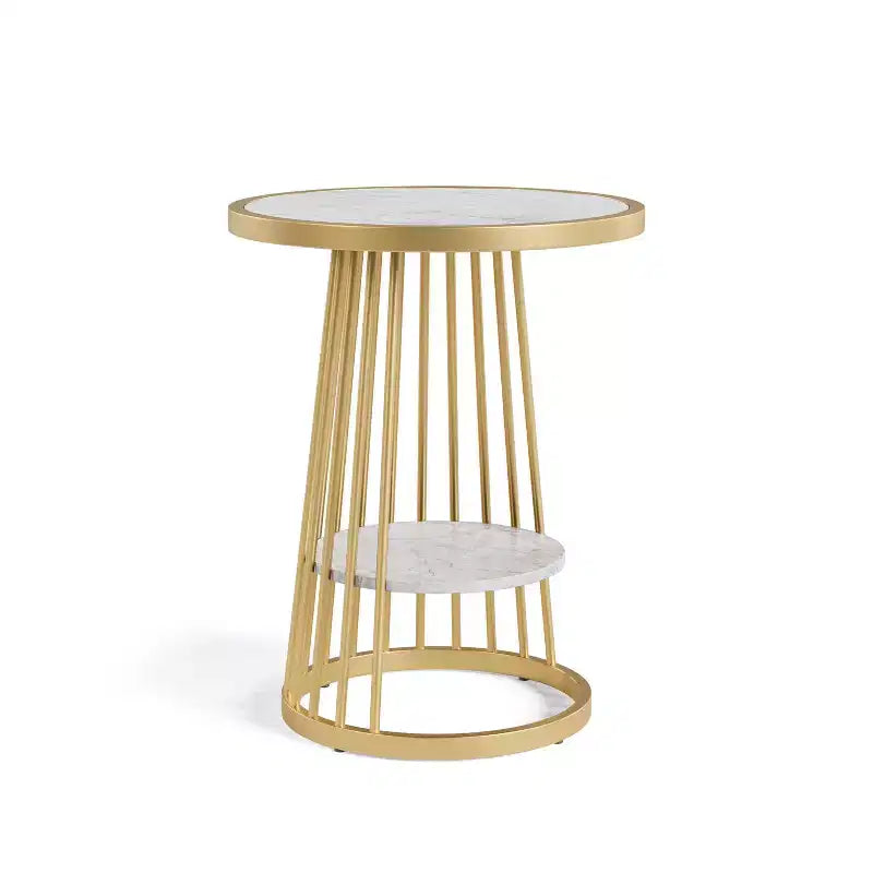 24/7 Shop At Home Tinful Modern Round Side Table