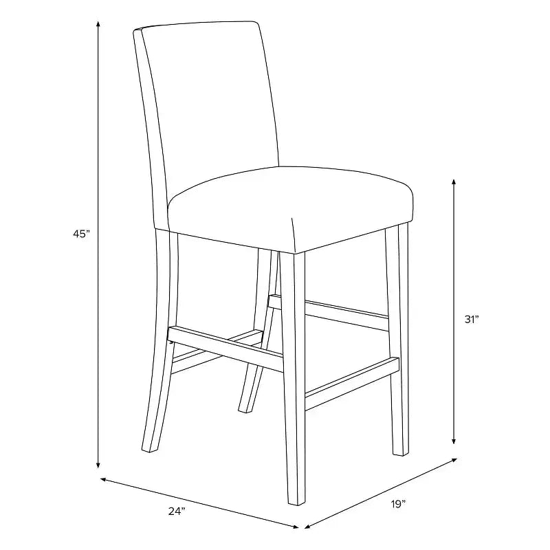 Skyline Furniture Hendrix Bar Stool in Patterns