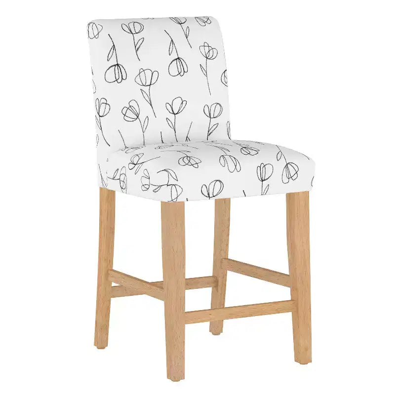 Skyline Furniture Hendrix Bar Stool in Patterns