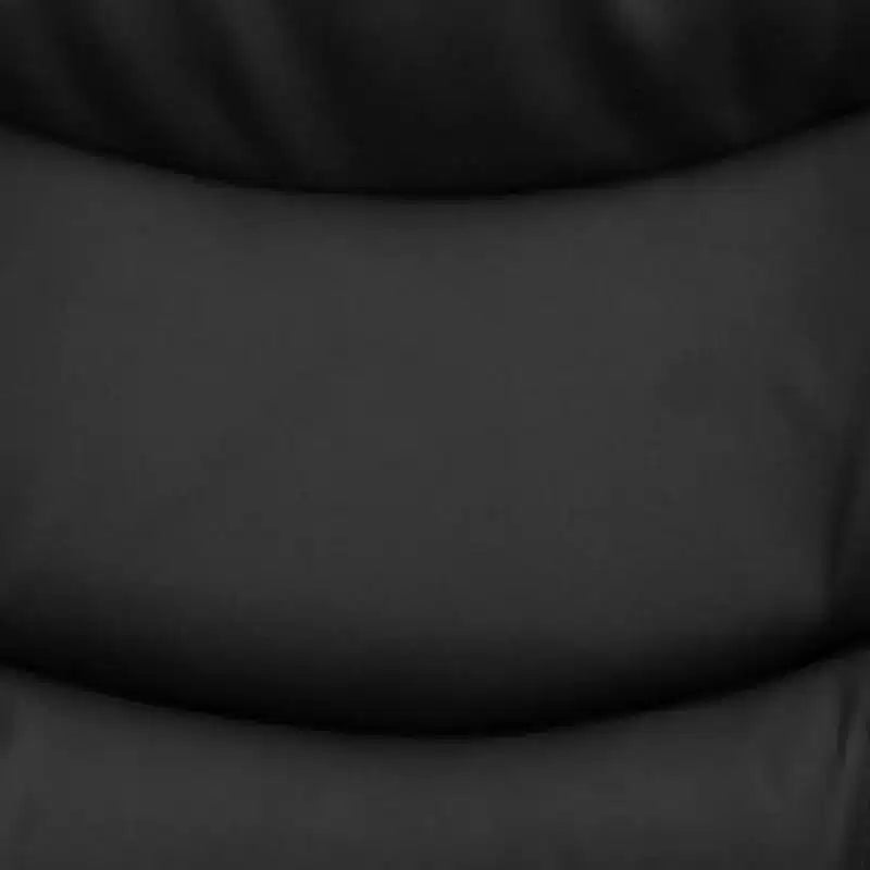 Emma and Oliver Mid-Back Black LeatherSoft Three Line Horizontal Stitch Swivel Office Chair