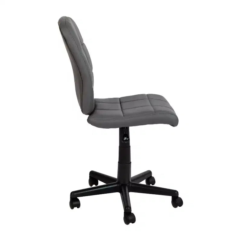 Emma and Oliver Mid-Back Quilted Vinyl Swivel Task Office Chair