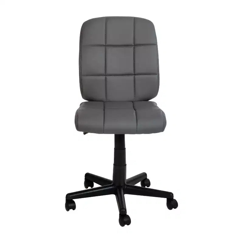 Emma and Oliver Mid-Back Quilted Vinyl Swivel Task Office Chair