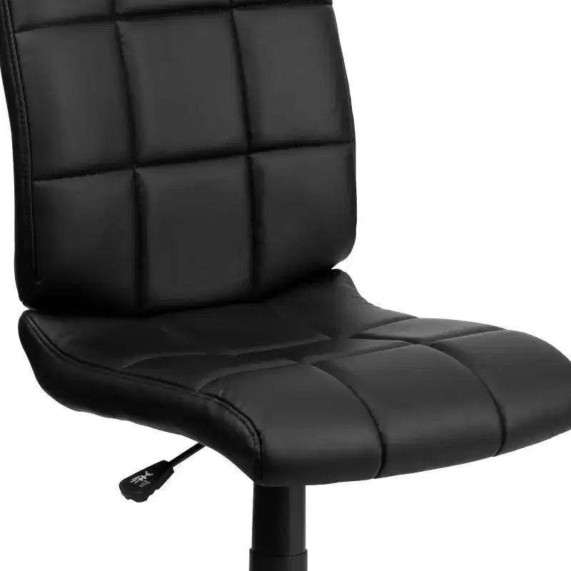 Emma and Oliver Mid-Back Quilted Vinyl Swivel Task Office Chair