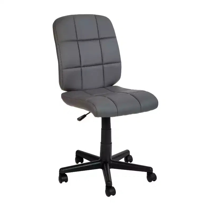 Emma and Oliver Mid-Back Quilted Vinyl Swivel Task Office Chair
