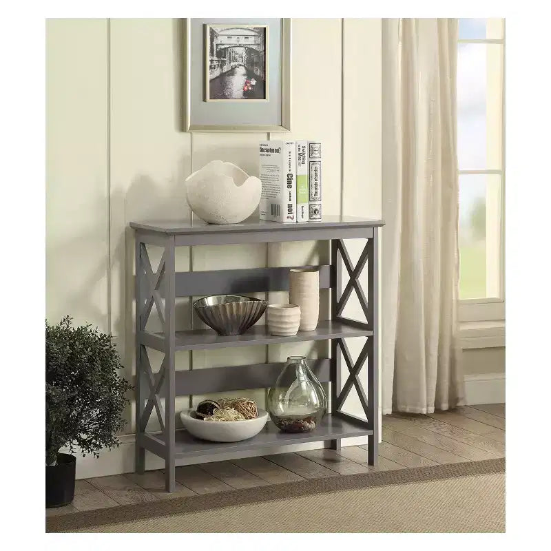 32.5 Oxford 3 Tier Bookcase - Breighton Home