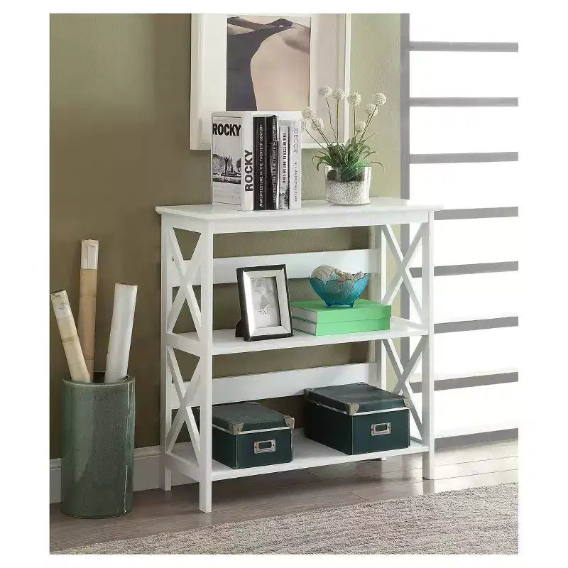 32.5 Oxford 3 Tier Bookcase - Breighton Home