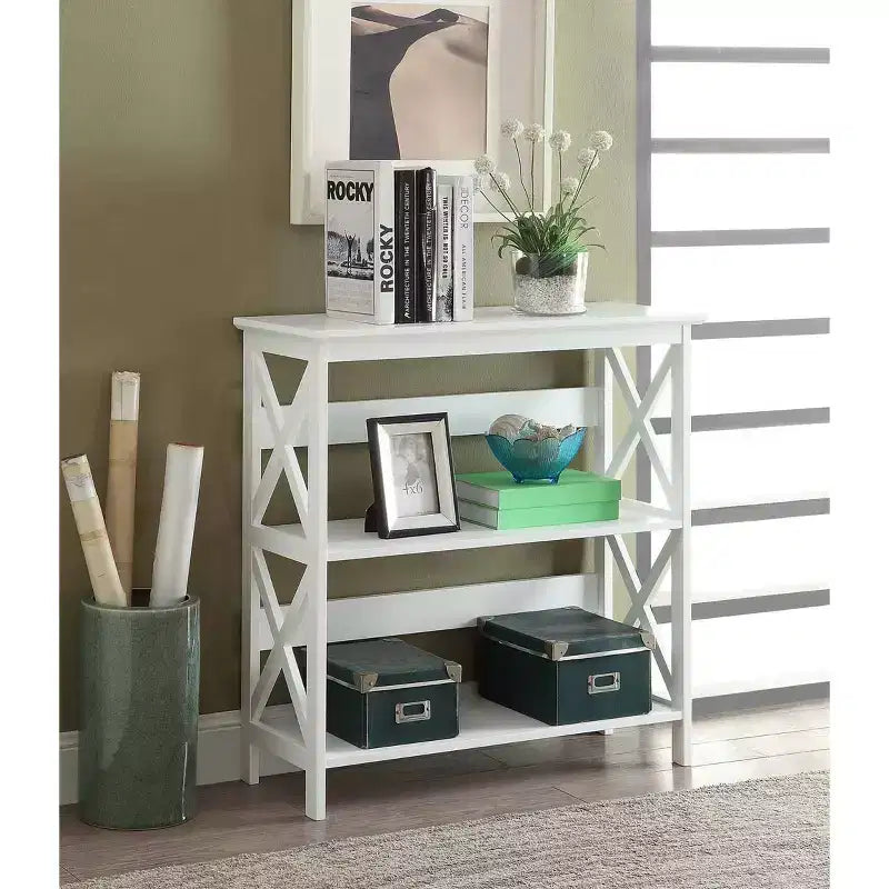 32.5 Oxford 3 Tier Bookcase - Breighton Home