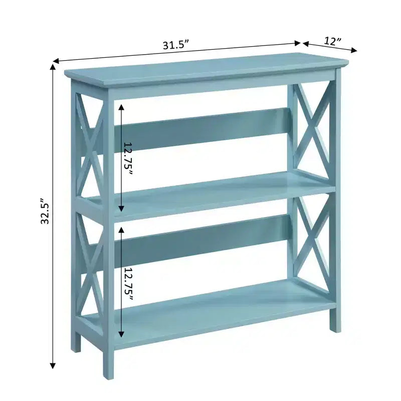 32.5 Oxford 3 Tier Bookcase - Breighton Home