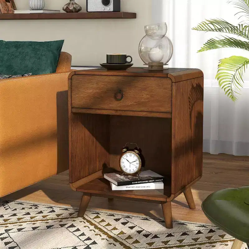 24/7 Shop At Home Venetzia MidCentury Side Table