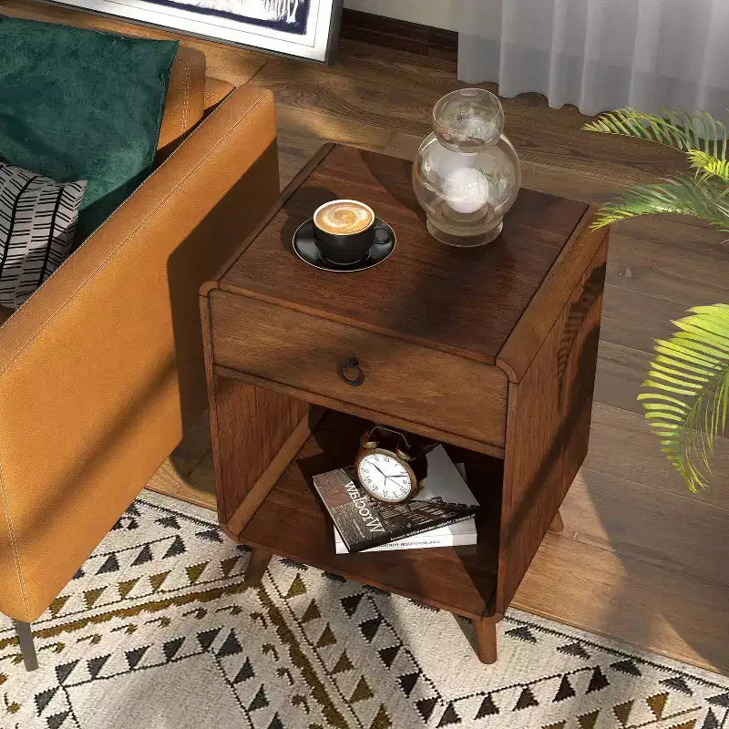 24/7 Shop At Home Venetzia MidCentury Side Table