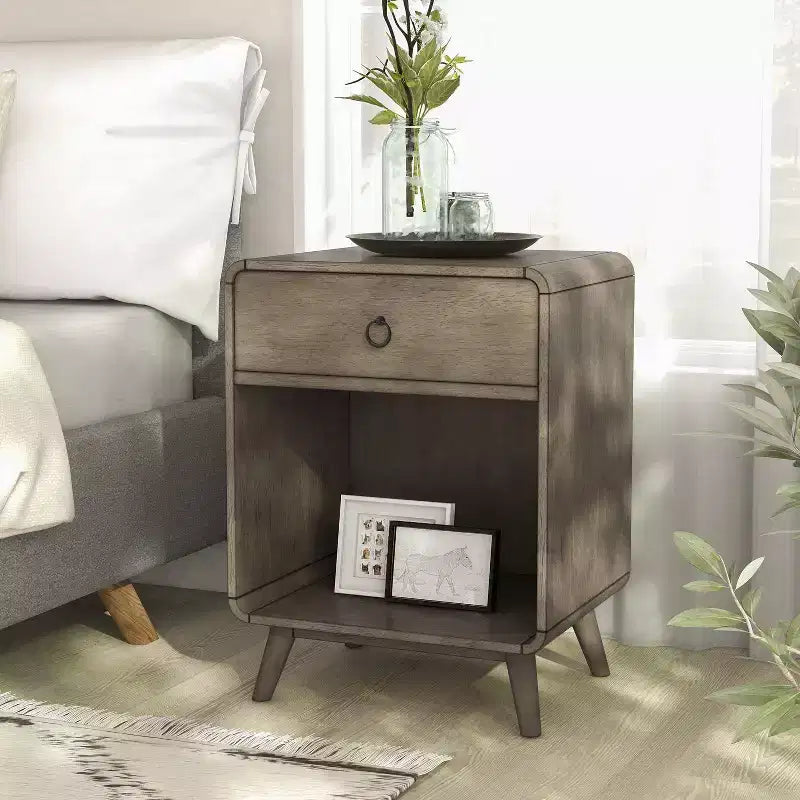 24/7 Shop At Home Venetzia MidCentury Side Table