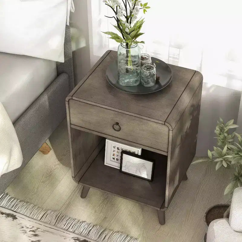 24/7 Shop At Home Venetzia MidCentury Side Table