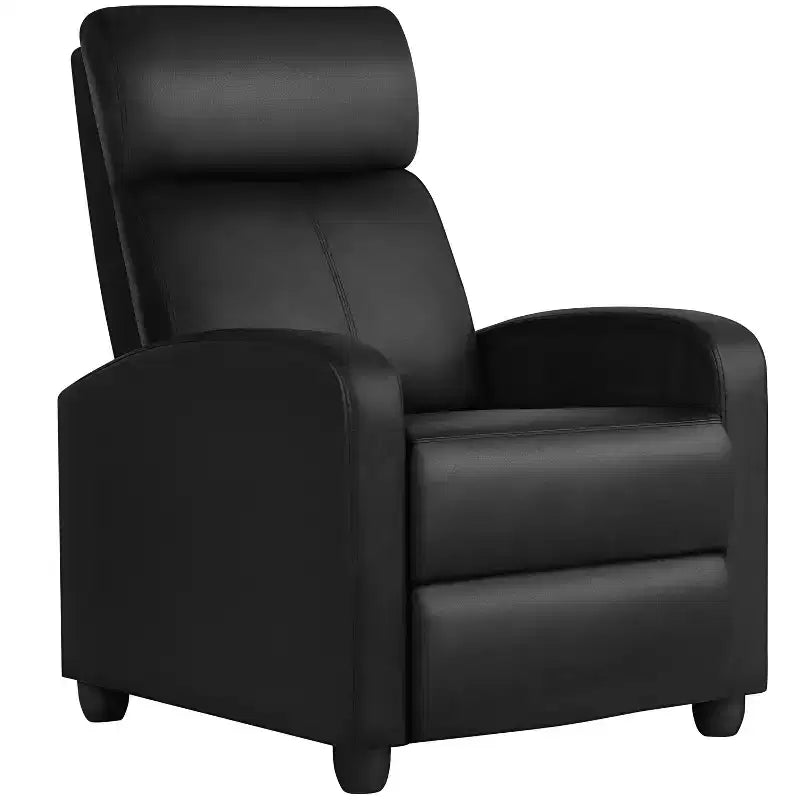 Yaheetech Adjustable Recliner Chair PU Leather Upholstered for Living Room