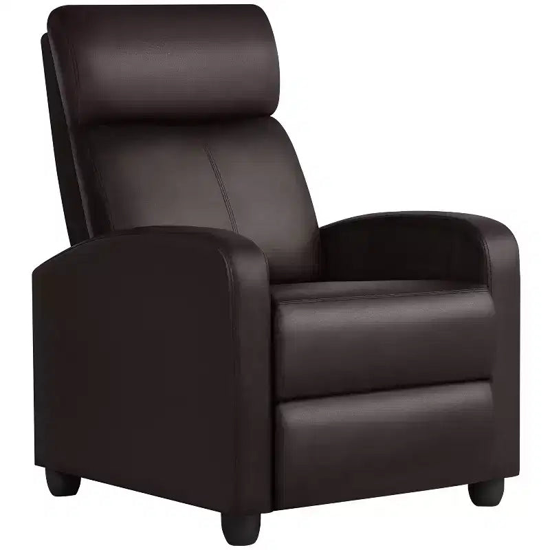 Yaheetech Adjustable Recliner Chair PU Leather Upholstered for Living Room