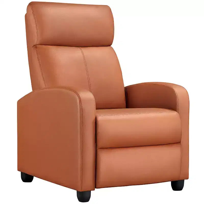 Yaheetech Adjustable Recliner Chair PU Leather Upholstered for Living Room