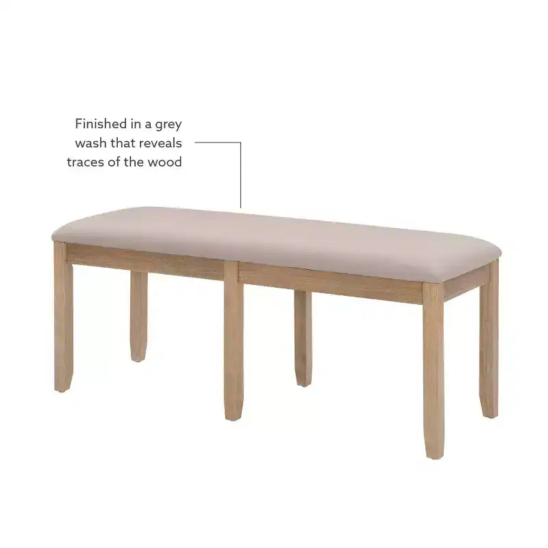 Jordan Backless Bench - Linon