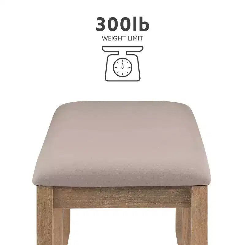 Jordan Backless Bench - Linon
