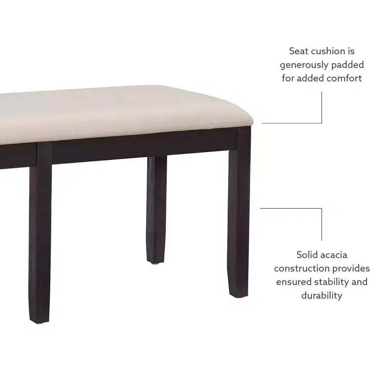 Jordan Backless Bench - Linon